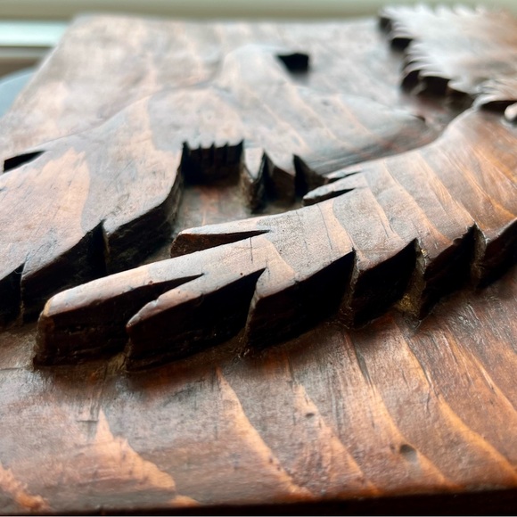 Vintage Hand carved Wood Pheasant Wall Art Eclectic Grandpa - Picture 8 of 12